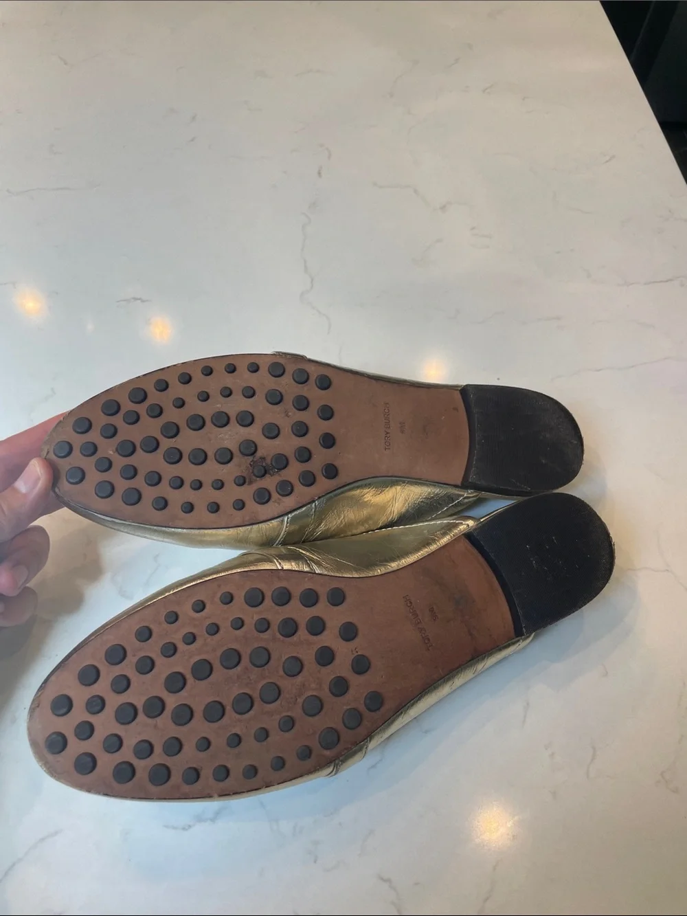 Tory Burch chic metallic